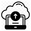Hochladen in die Cloud  Symbol