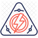 Hochspannung Gefahr Strom Symbol