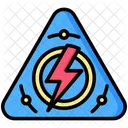 Hochspannung Gefahr Strom Symbol