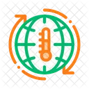 Hohe Temperatur  Symbol