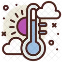 Hohe Temperatur  Symbol