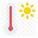 Hohe Temperatur  Symbol