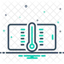 Hohe Temperatur  Symbol