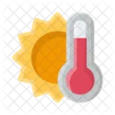 Hohe Temperatur  Symbol