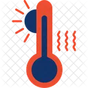 Hohe Temperatur  Symbol