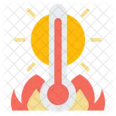 Hohe Temperatur  Icon