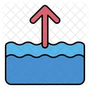 Hochwasser  Symbol