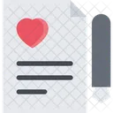 Hochzeitskontakt Hochzeit Vertrag Icon
