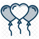 Ballon Liebesballon Hochzeitsballon Symbol