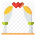 Hochzeit Bogen Liebe Symbol