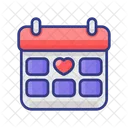 Hochzeitsdatum Liebe Nachricht Icon