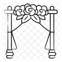 Hochzeitsdekor Eingang Tor Symbol