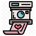 Polaroid Hochzeit Liebe Icon