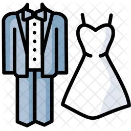 Hochzeitskleidung  Symbol