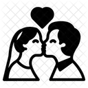 Hochzeitskuss  Symbol