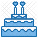 Hochzeitstorte Geburtstagstorte Kuchen Symbol