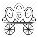 Hochzeitswagen Kutsche Buggy Symbol