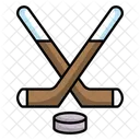 Hockey Deporte Juego Icono