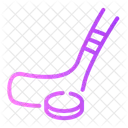 Hockey Stick Puck Icon