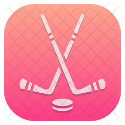 Le hockey  Icône