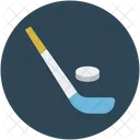 Hockey Ball Stick Icon