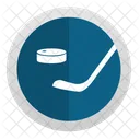 Hockey Puck Sign Icon