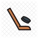 Hockey Game Stick Icon