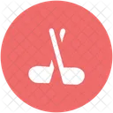 Hockey Schlager Golf Symbol