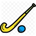 Hockey Stick Ball Icon