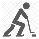 Hockey Player Sport Icon