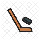 Hockey Game Stick Icon