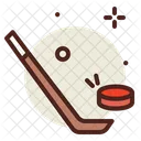 Hockey Stick Sports Icon