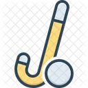 Hockey Stick Ball Icon