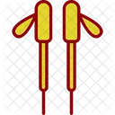 Hockey Ice Sticks Icon