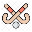 Hockey Stick Ball Icon