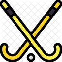Hockey Hockey Sticks Hockey Puck Icon