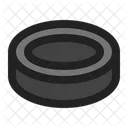 Hockey Puck Winter Sports Icon