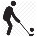 Hockey Human Avatar Sportsman Icon