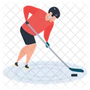 Sport Outdoor Game Hockey Icon