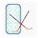 Hockey Rink Hockey Game Icon