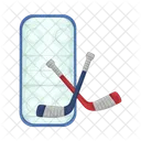 Hockey Rink Hockey Game Icon