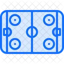 Hockey Rink Rink Hockey Icône