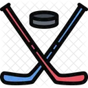 Hockey Sport Ausrustung Symbol