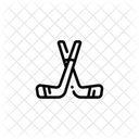 Hockey Sticks  Icon