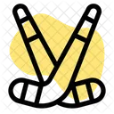Hockey Sticks  Icon