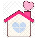 Corazón de amor en casa  Icon