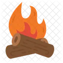 Fuego Hoguera Camping Icono