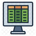 Hoja De Calculo Contabilidad Datos Icono