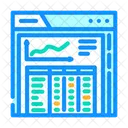 Hoja De Calculo Presupuesto Presupuesto Icono