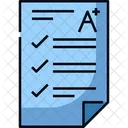 Examen Educacion Escuela Icono